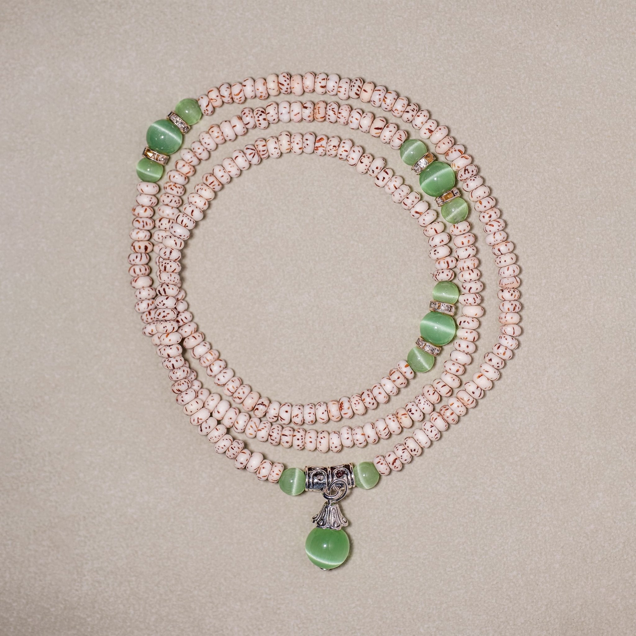 Bamboo Script Star Moon Bodhi Seed Mala – Orientalfortune