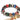 Multicolored Blessings: Gold-Devouring Beast Glass Bracelet