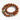 Resounding Temple Bells: Purple-Gold Rat Three-Eyed Dzi Bead Double Loop